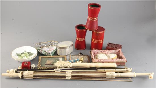 A group of assorted curios